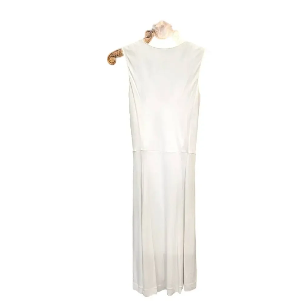 Tory Burch Dress Meris Beaded Art Deco Gatsby 1920 White Dress xs